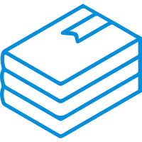 Scalable Vector Graphics (SVG) logo of bookstackapp.com
