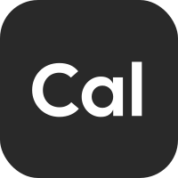 Scalable Vector Graphics (SVG) logo of cal.com