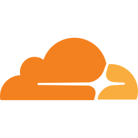 Scalable Vector Graphics (SVG) logo of cloudflare.com
