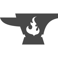 Scalable Vector Graphics (SVG) logo of curseforge.com