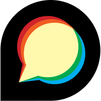 Scalable Vector Graphics (SVG) logo of discourse.com