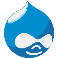 Scalable Vector Graphics (SVG) logo of drupal.com