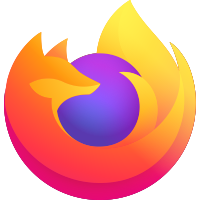 Scalable Vector Graphics (SVG) logo of firefox.com