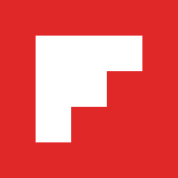 Scalable Vector Graphics (SVG) logo of flipboard.com