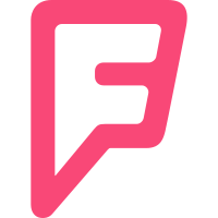 Scalable Vector Graphics (SVG) logo of foursquare.com