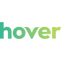 Scalable Vector Graphics (SVG) logo of hover.com