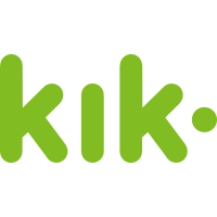 Scalable Vector Graphics (SVG) logo of kik.com