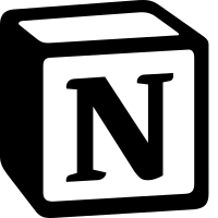Scalable Vector Graphics (SVG) logo of notion.so