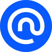 Scalable Vector Graphics (SVG) logo of onmail.com