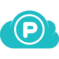 Scalable Vector Graphics (SVG) logo of pcloud.com