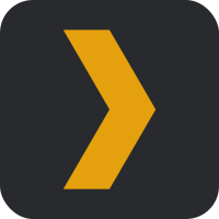 Scalable Vector Graphics (SVG) logo of plex.tv