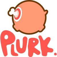 Scalable Vector Graphics (SVG) logo of plurk.com