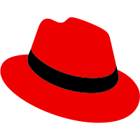 Scalable Vector Graphics (SVG) logo of redhat.com