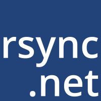 Scalable Vector Graphics (SVG) logo of rsync.net