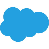 Scalable Vector Graphics (SVG) logo of salesforce.com