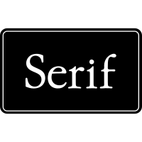 Scalable Vector Graphics (SVG) logo of serif.com