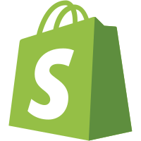 Scalable Vector Graphics (SVG) logo of shopify.com