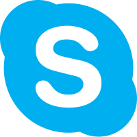 Scalable Vector Graphics (SVG) logo of skype.com