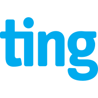 Scalable Vector Graphics (SVG) logo of ting.com