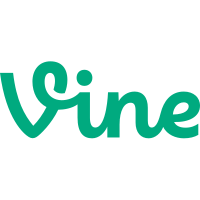 Scalable Vector Graphics (SVG) logo of vine.com