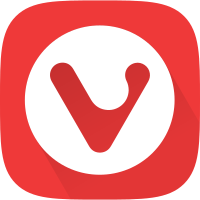 Scalable Vector Graphics (SVG) logo of vivaldi.com