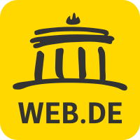 Scalable Vector Graphics (SVG) logo of web.de