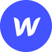 Scalable Vector Graphics (SVG) logo of webflow.com