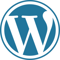 Scalable Vector Graphics (SVG) logo of wordpress.com